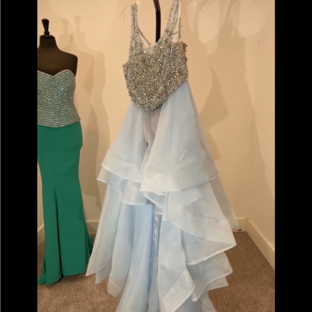Terani Couture Two-Piece Beaded Gown NWT size 14 - absolutely stunning - Picture 5 of 11